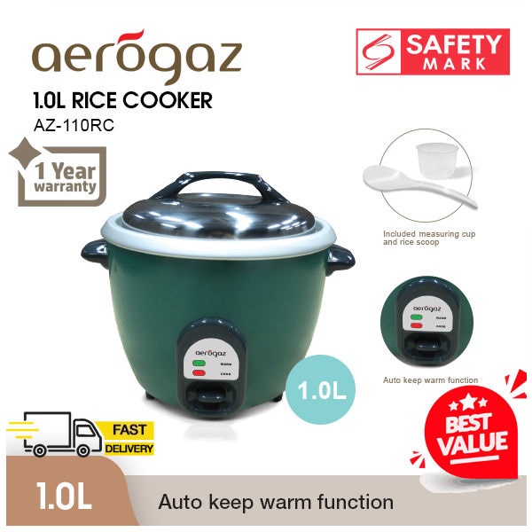 Aerogaz 1L Rice Cooker (AZ-110RC) | Shopee Philippines