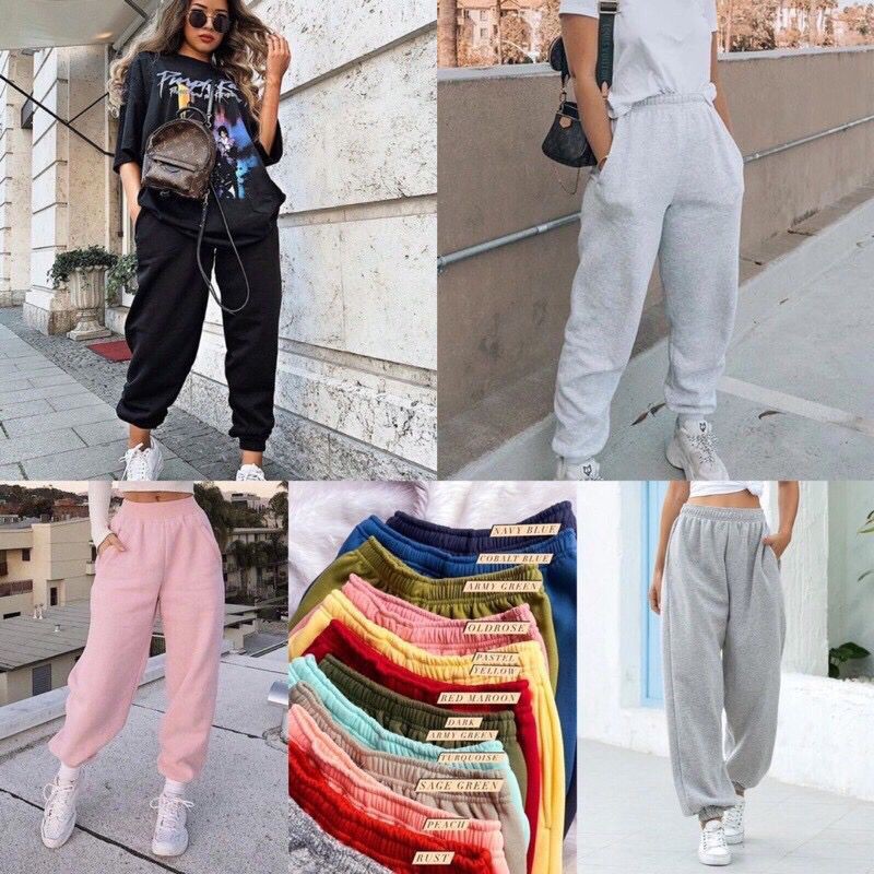 Puls Size Loose Track Pants Jogging Pants | Shopee Philippines