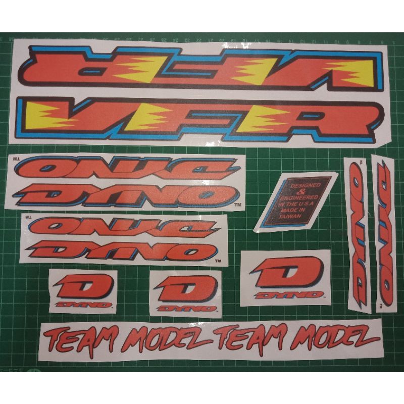 BMX Dyno VFR Decal Sticker GT Dyno VFR Team Model | Shopee Philippines