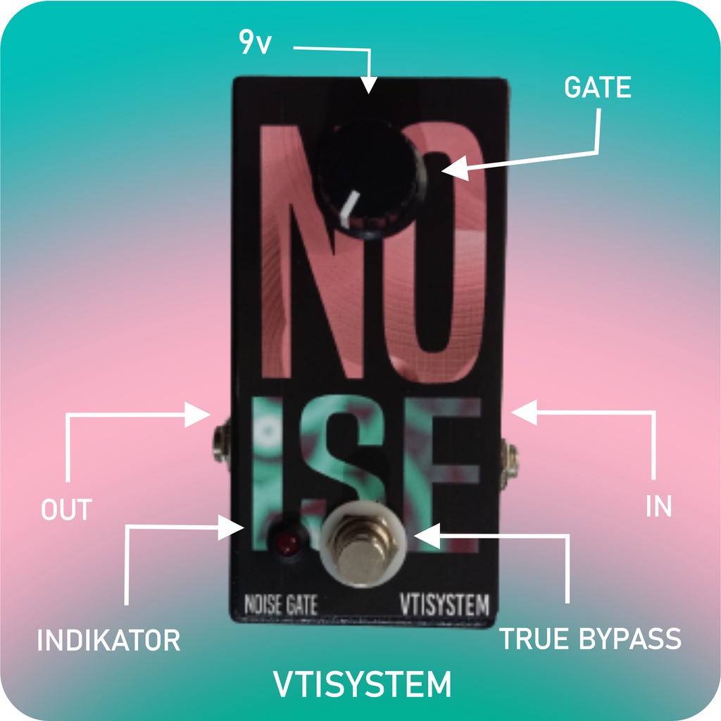Guitar Effect Noise Gate Noise Gate Pedal Premium VTISYSTEM Shopee