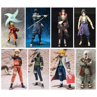 100% Original BANDAI SPIRITS S.H.Figuarts SHF Action Figure - Naruto  Uzumaki Sasuke Uchiha Sakura Haruno