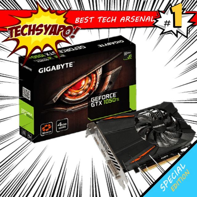 GIGABYTE GeForce® GTX 1050 Ti D5 4G | Shopee Philippines