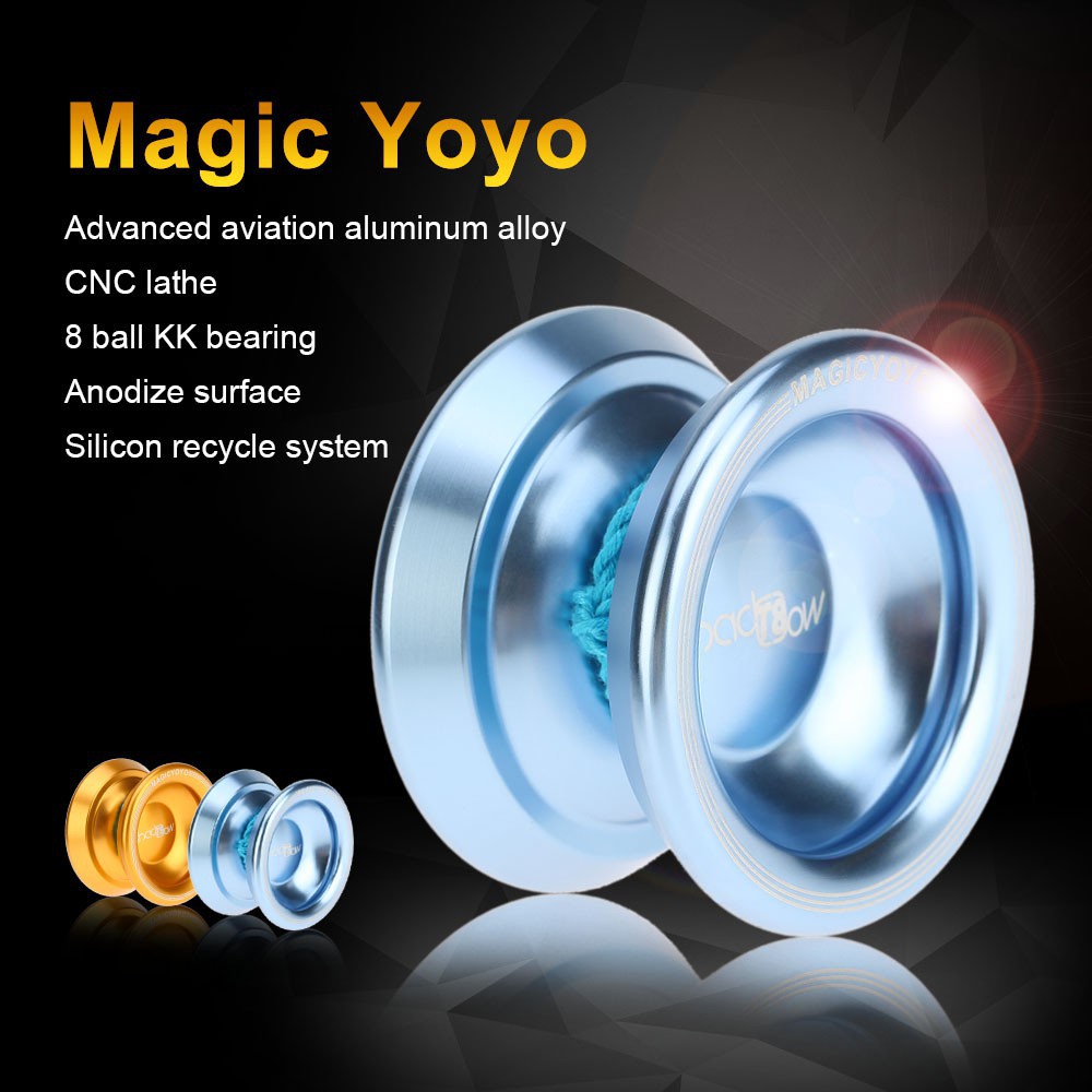 Magic Yoyo T8 Aluminum Alloy Metal Yoyo 8 Ball KK Bearing wi Shopee