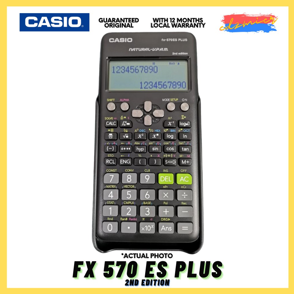 Casio Calculator Fx 570es Plus 2nd Edition ORIGINAL