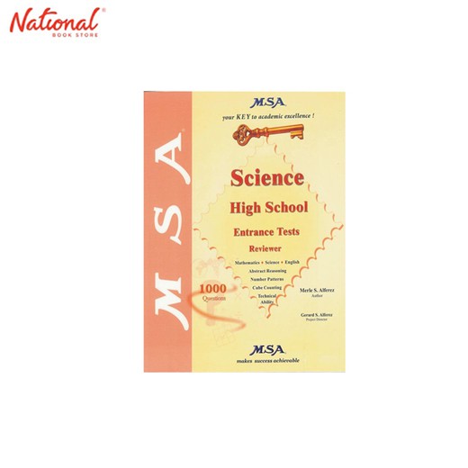 Msa Science High School Entrance Tests Reviewer National Book Store ...