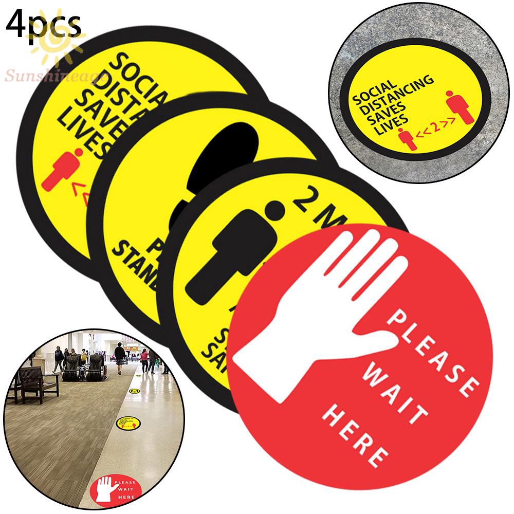 Ground stickers For shop Floor Decals designs Vinyl 15cm Social ...