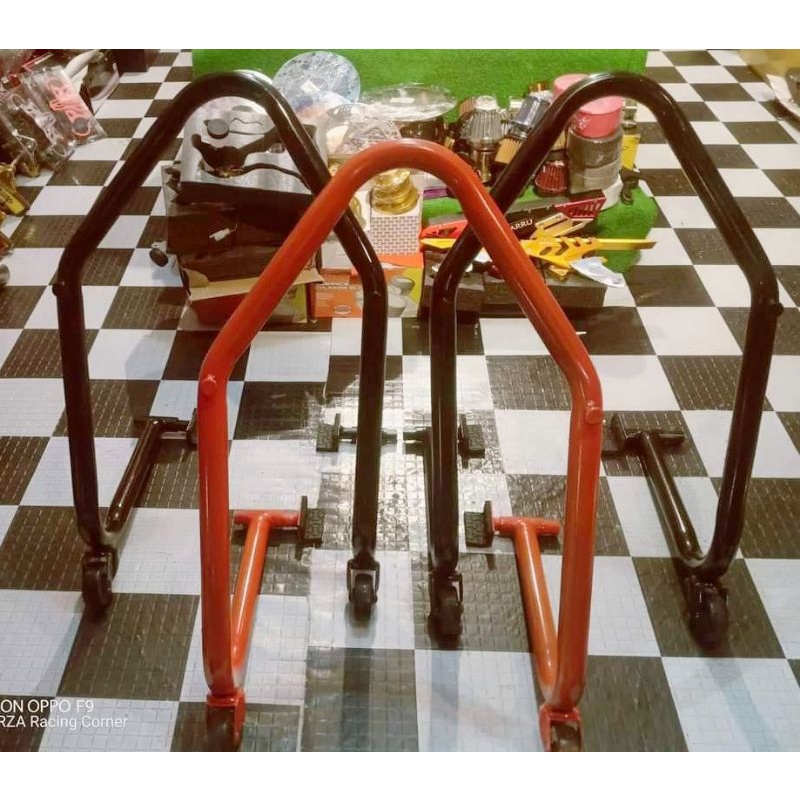 PADDOCK STAND SWING ARM / SPOOL TYPE Universal Ktm duke r15 r3 mt15 gsx ...