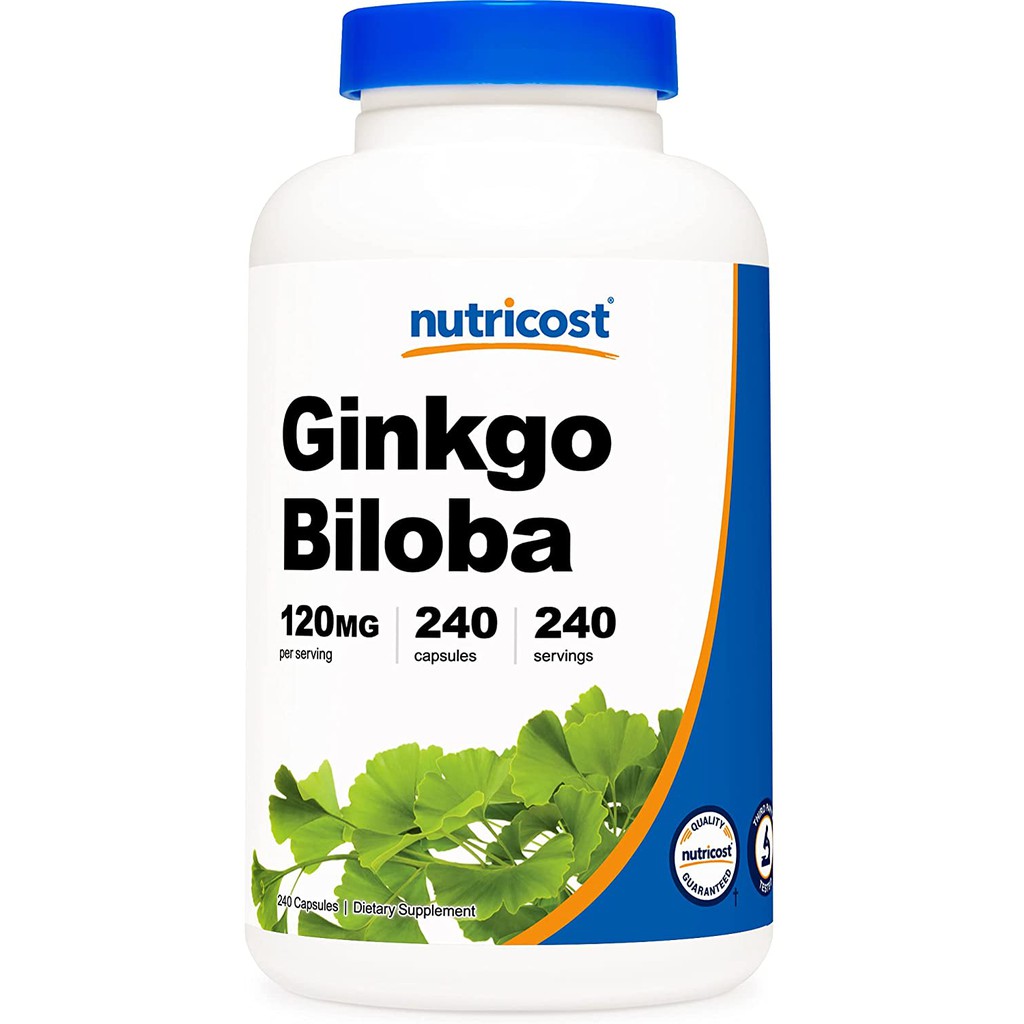 Ginkgo Biloba 120mg / 500mg 240capsules for Brain Memory Concentration