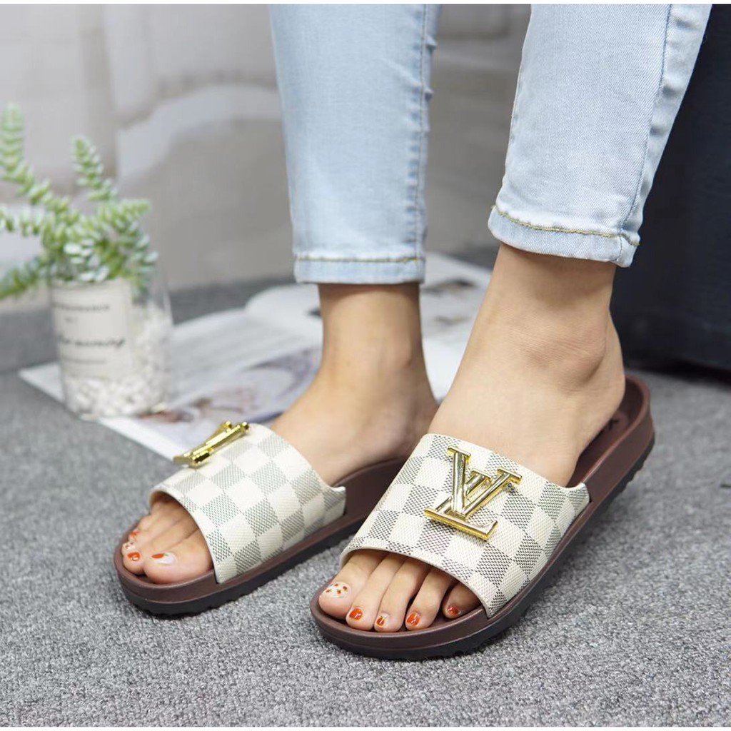 8051-14]On Sale Womens LV slippers Size(36-40) Louis Vuitton
