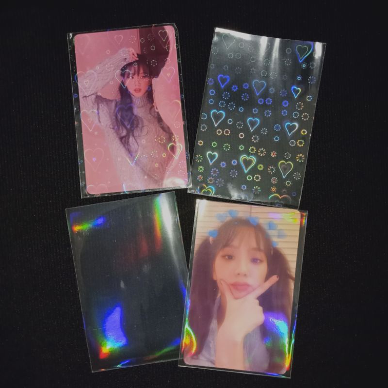 Holographic KPOP PPOP Photocard Sleeves | 58x87mm PVC/Acid Free ...