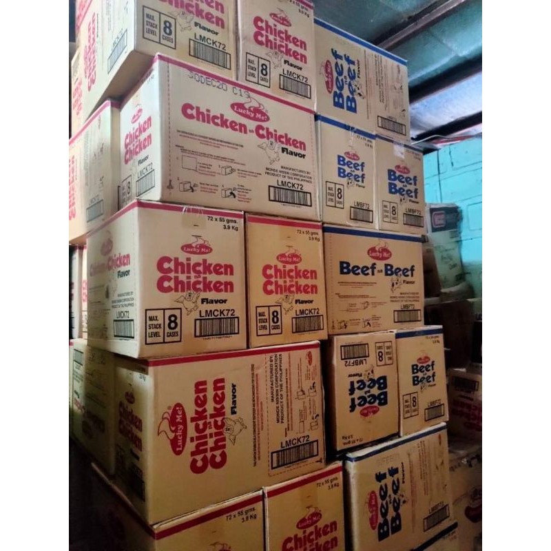 (Box) Lucky Me Instant Noodles Beef and Chicken Flavor Shopee Philippines