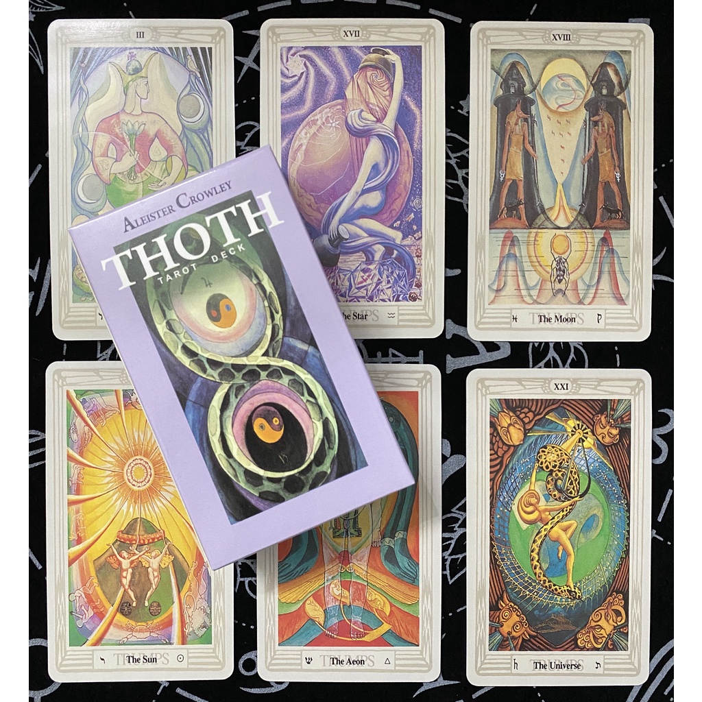 Thoth Tarot Deck Thoth Tarot Deck Divination Reveal English Version ...