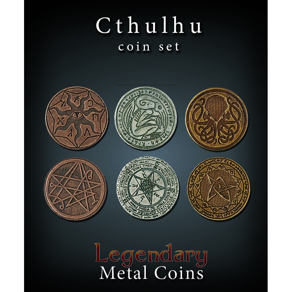 Legendary Metal Coins: Cthulhu Set | Shopee Philippines
