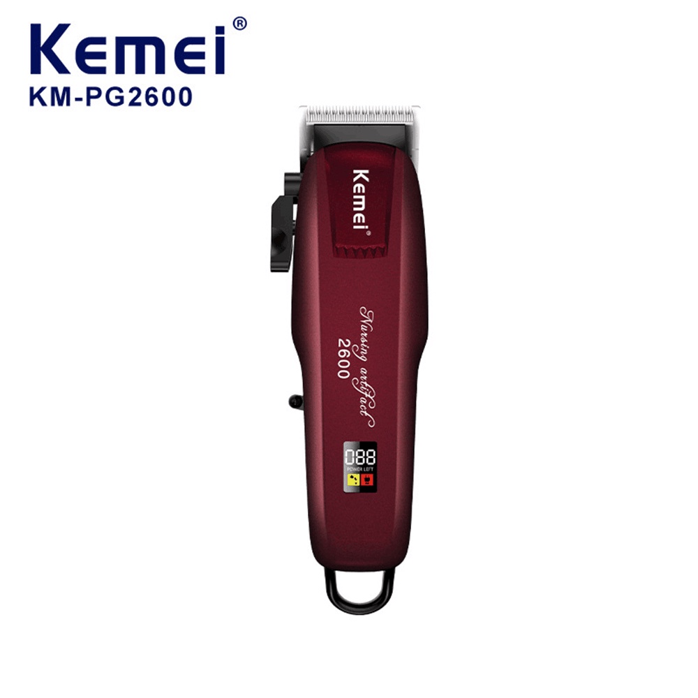 Kemei KmPg2600 Led Usb Hair Cut Machine Electric Clipper For Man