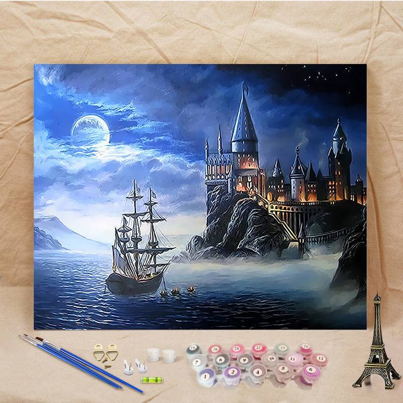 Harry Potter Castle Paint by Numbers