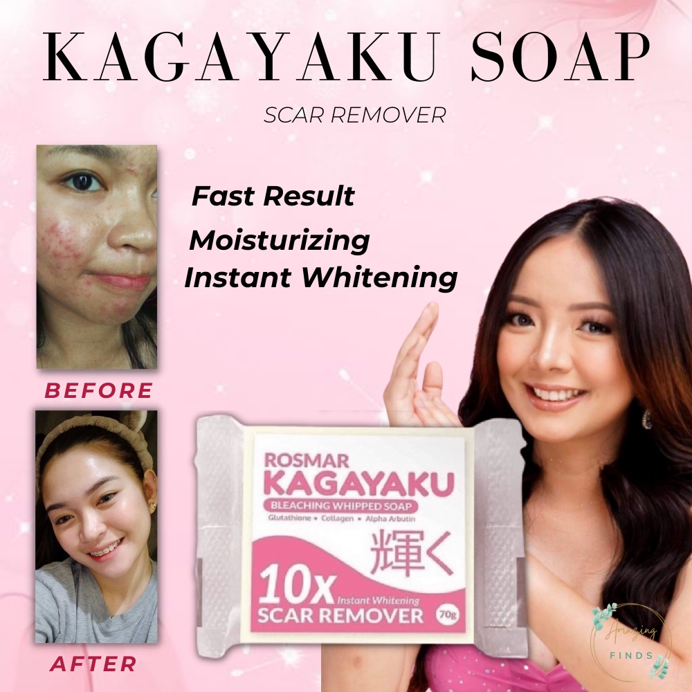 bleaching soap Tiktok Trending Rosmar Kagayaku Soap Japan Whitening