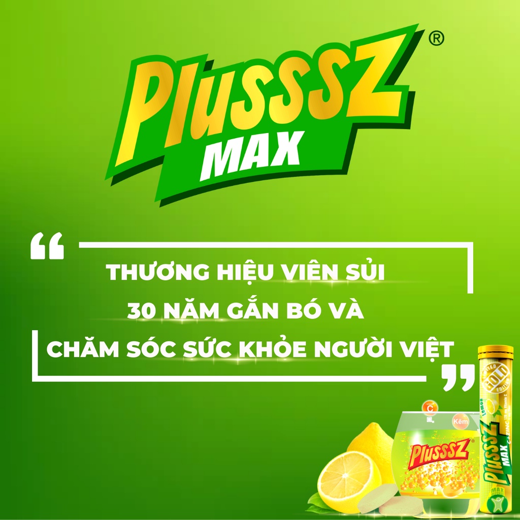 {COMBO 3 TUBES} Plusssz Max Vitamin C + Zin C effervescent tablets ...