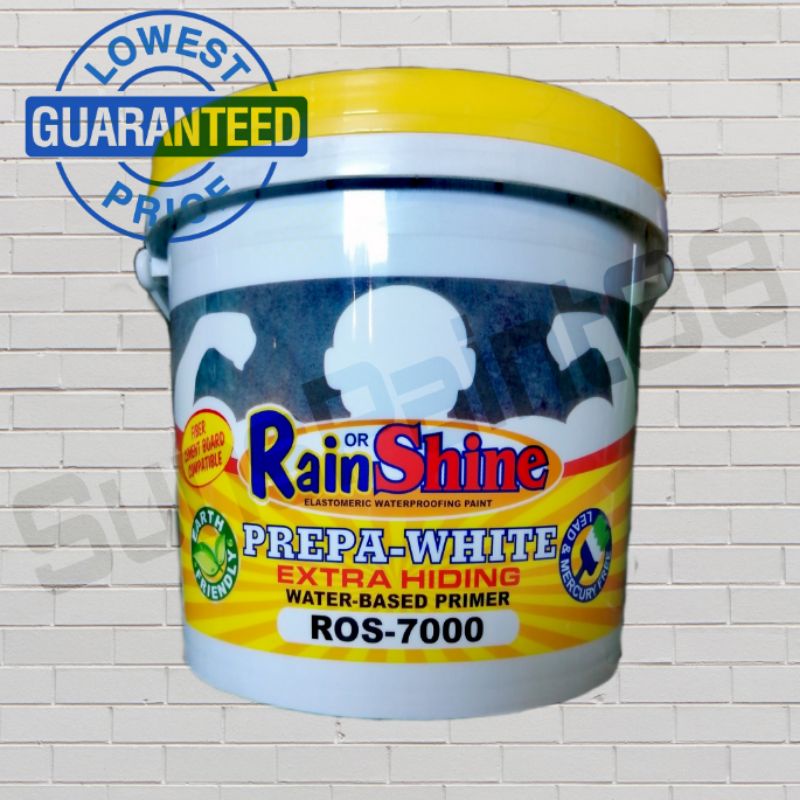 Rain Or Shine Prepa-White Water-Based Primer ROS-700 (4L) | Shopee ...