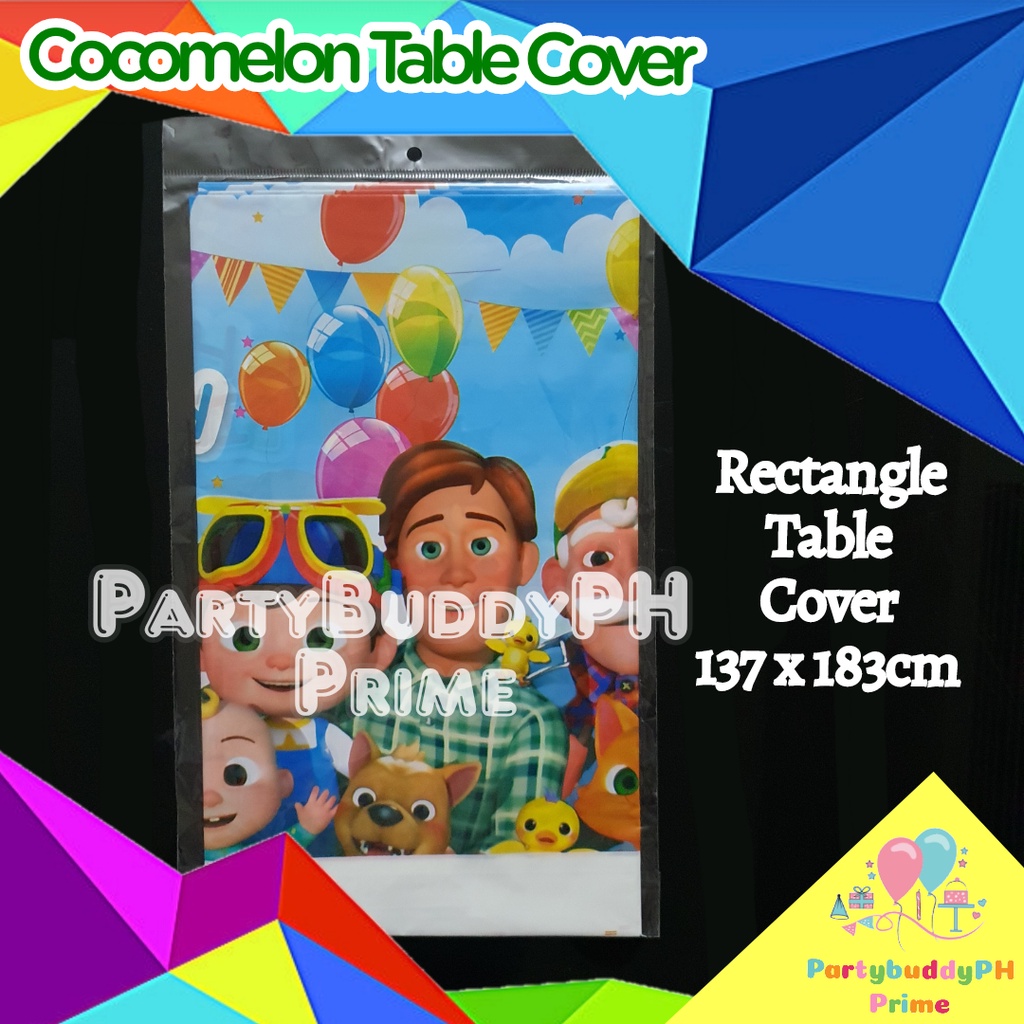 Table Cover Rectangle Table 6 Seater 137cm x 185cm PartyBuddyPH Shopee Philippines