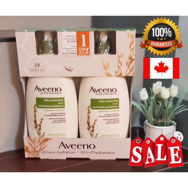 Aveeno Daily moisturizing Lotion 600ml ( 1 bott only )(COSTCO CANADA