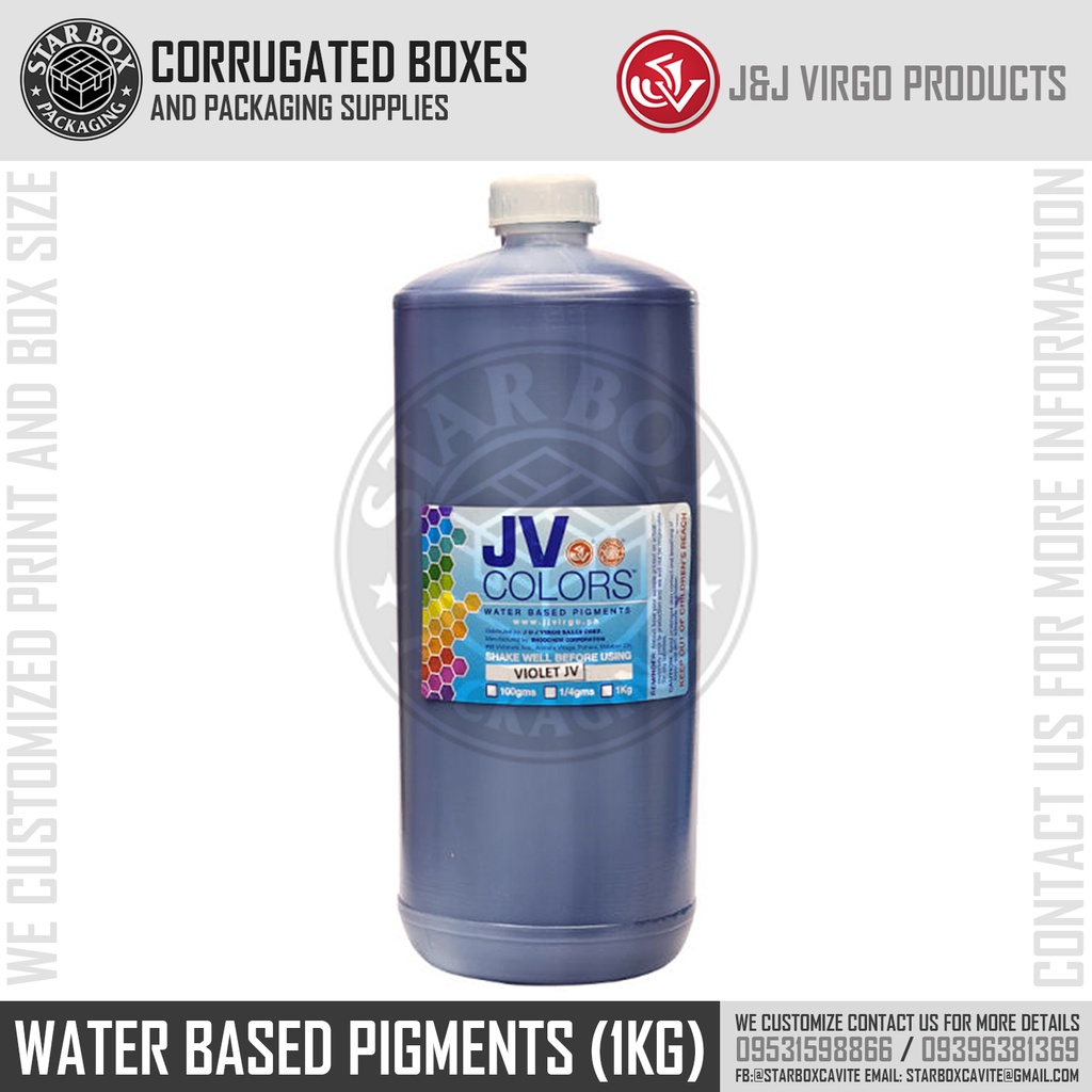J&J Virgo Water Based Pigments for Silk Screen Printing Shirt Printing (1000g) Shopee Philippines