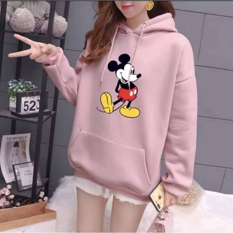 MICKEY MOUSE HOODIE JACKET (ASIAN SIZE/COTTON FABRIC) | Shopee Philippines
