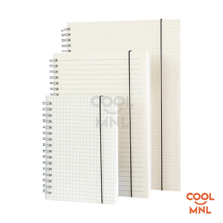 1Pcs A6/A5/B4 Double Spring Notebook Journal PP Coil Notepad School ...