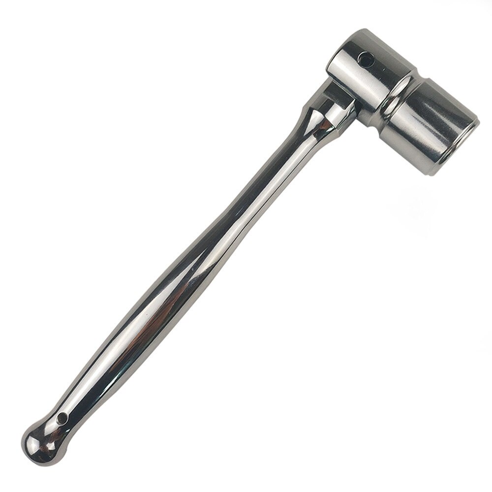 1pc 180 Degree Adjustable Flex Head Socket Wrench Bar 250mm Fastening