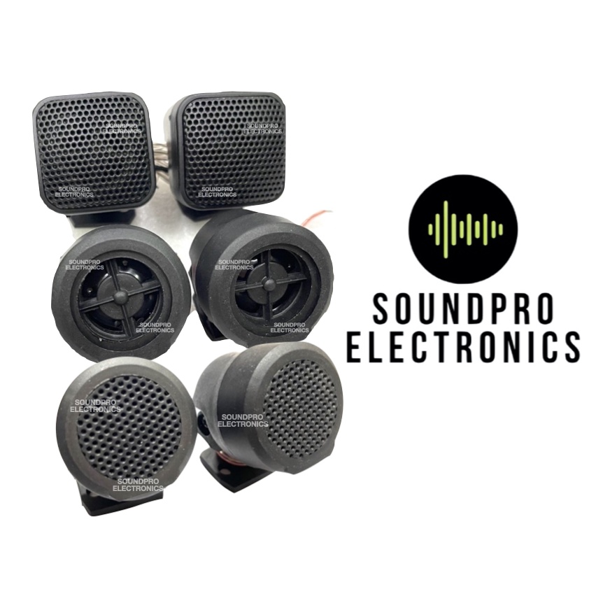 PIEZO Tweeter 700w Round/Square Plastic (pair) | Shopee Philippines