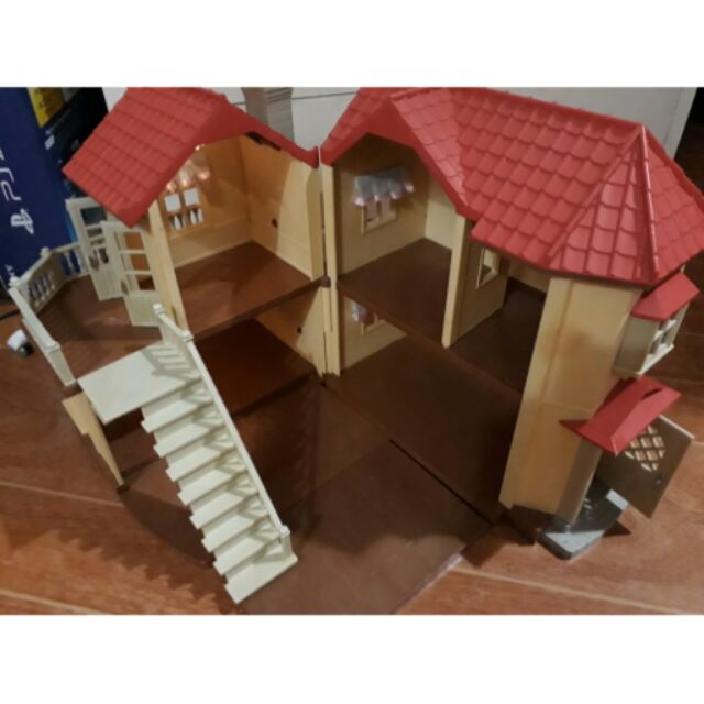 Sylvanian city best sale house with lights