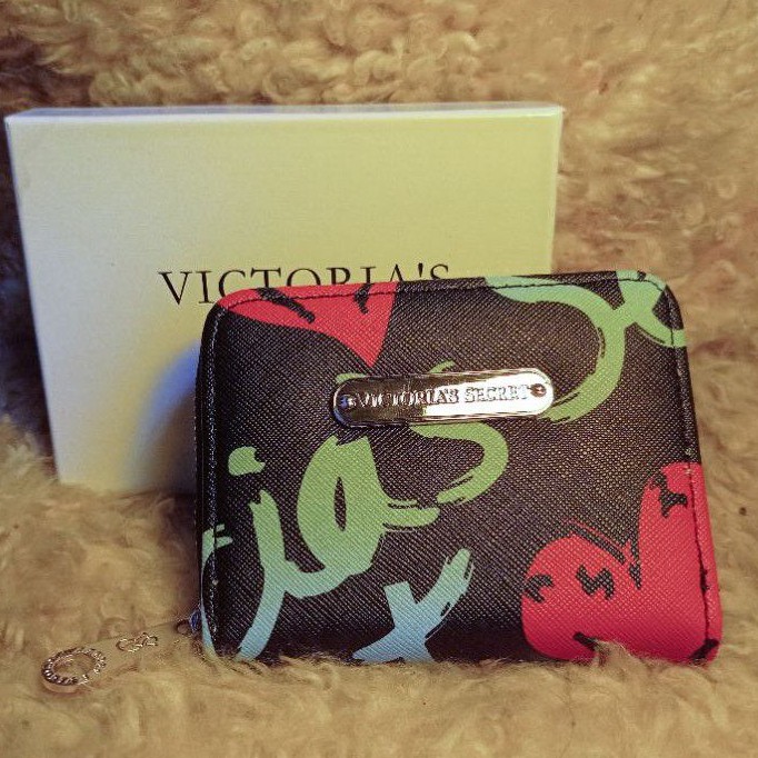 Victoria secret wallet black cheap