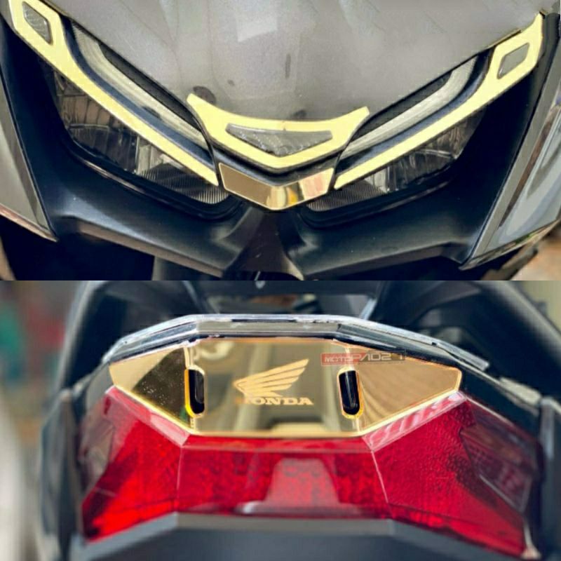 Vario 160 Headlight And Taillight garnish Package Acrylic Material Shopee Philippines