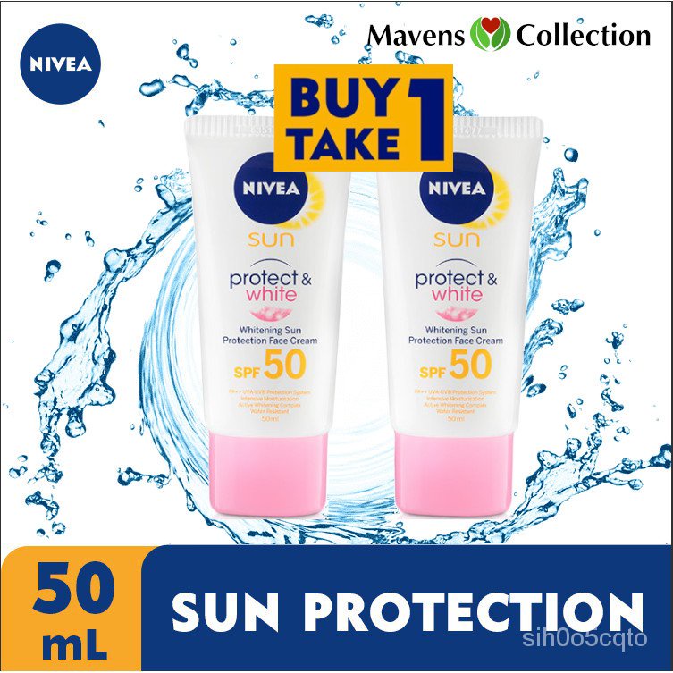 Nivea Sun Protect and White 50ml Whitening Sun Protection Face Cream
