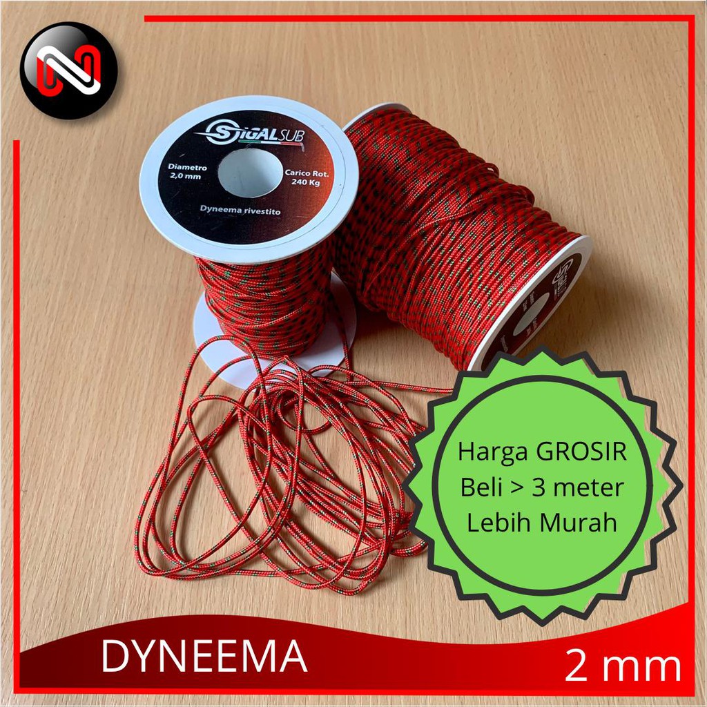 Dyneema speargun Strap 2mm line speargun SIGALSUB DYNEEMA 2mm line ...