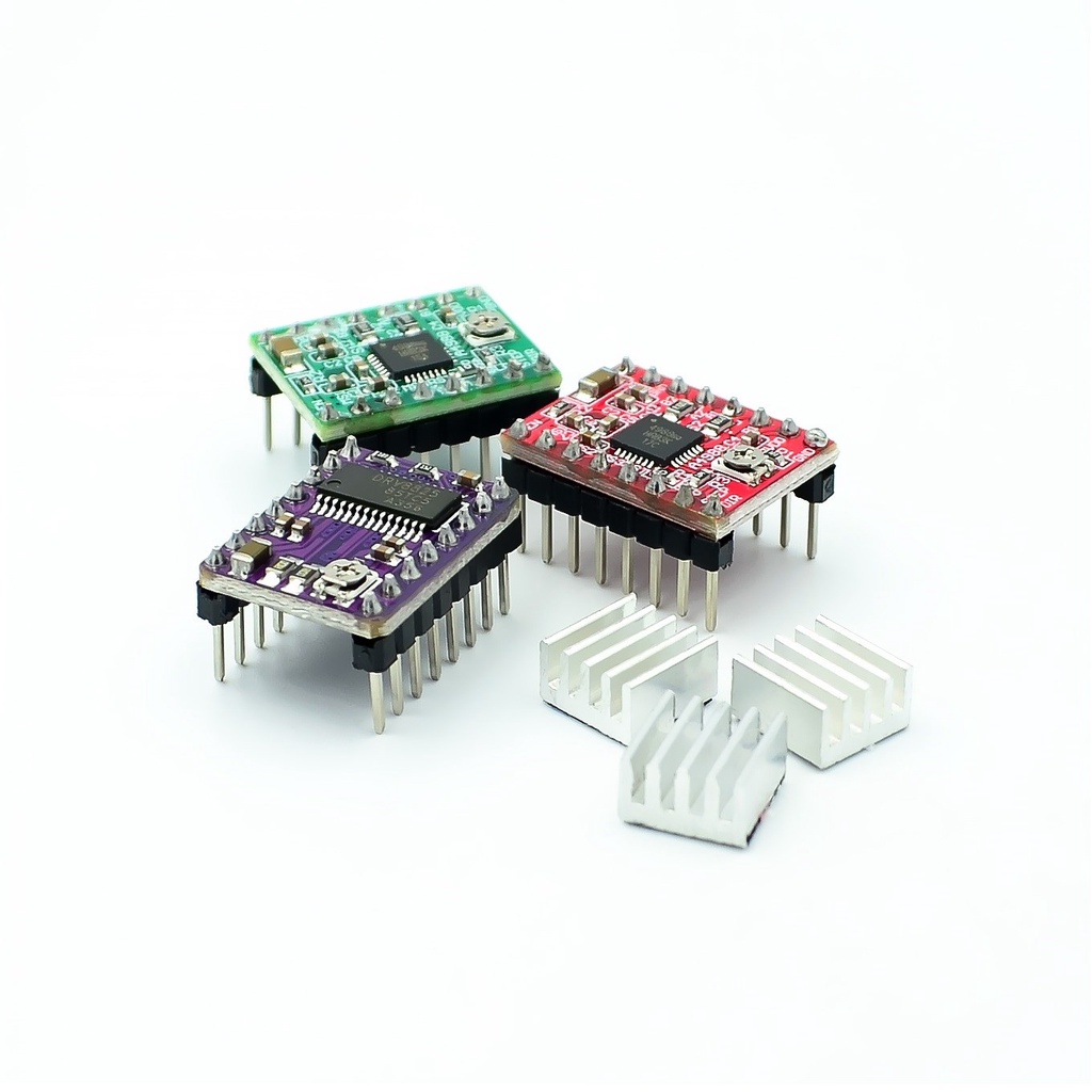 Reprap Stepper Driver A4988 DRV8825 Stepper Motor Driver Module +Heat ...