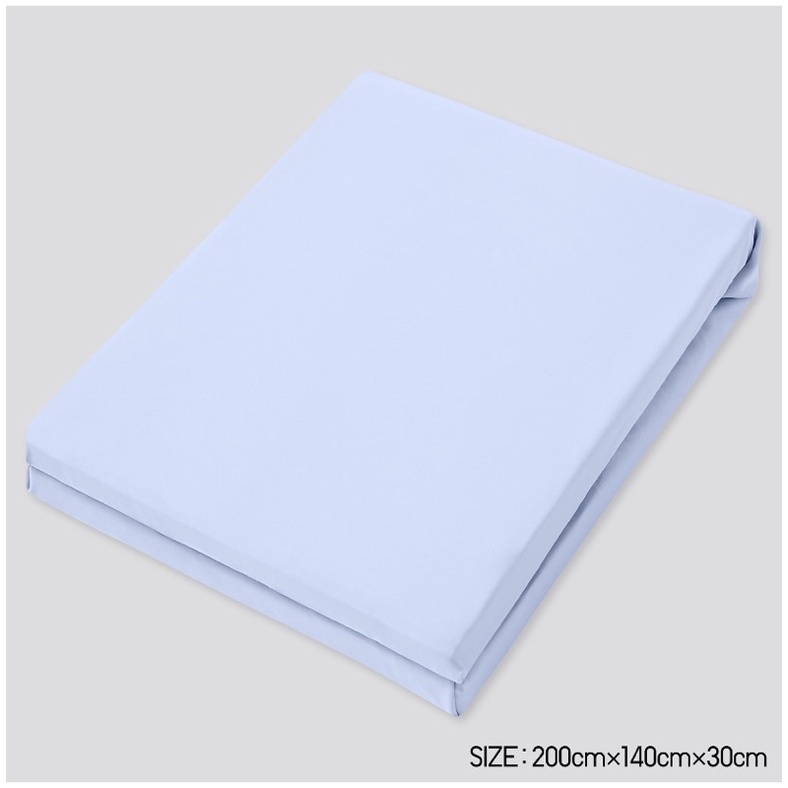 Authentic Uniqlo Airism Bed Sheet ( twin / double size) Shopee