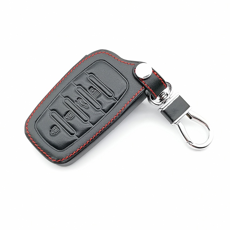 4 Buttons remote leather key fob shield for Toyota fortuner prado camry ...