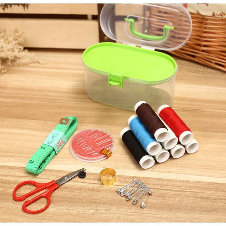 UN Sewing Kit Box Set Small Household Sewing Tools Portable Sewing Kit Shopee Philippines