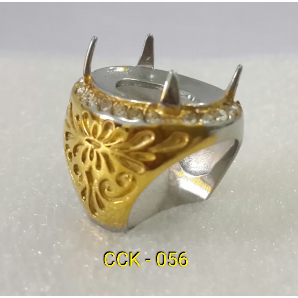 Imported Titanium Ring with agate Ring per code DICS 50% cck-056 ...
