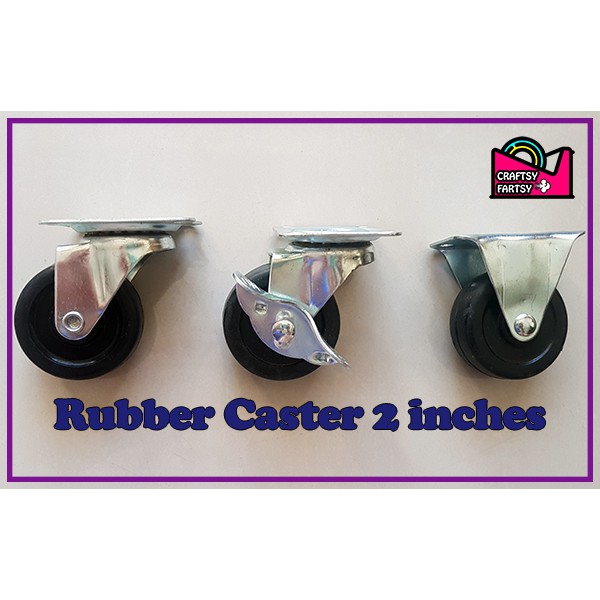 (PER PIECE) Rubber Caster Wheel 2" / Ball Caster Shopee Philippines