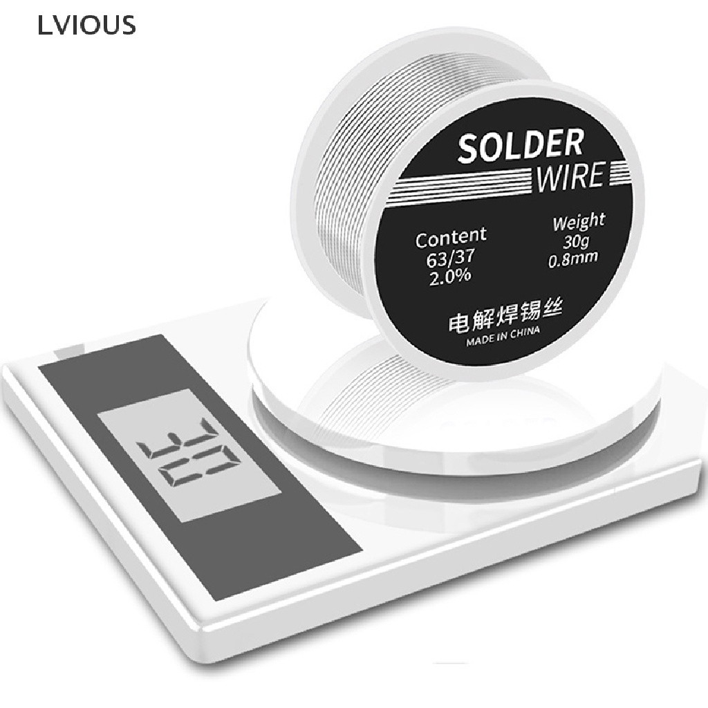 LVIOUS 30g 0.8mm Welding Solder Wire High Purity Low Fusion Spot Rosin