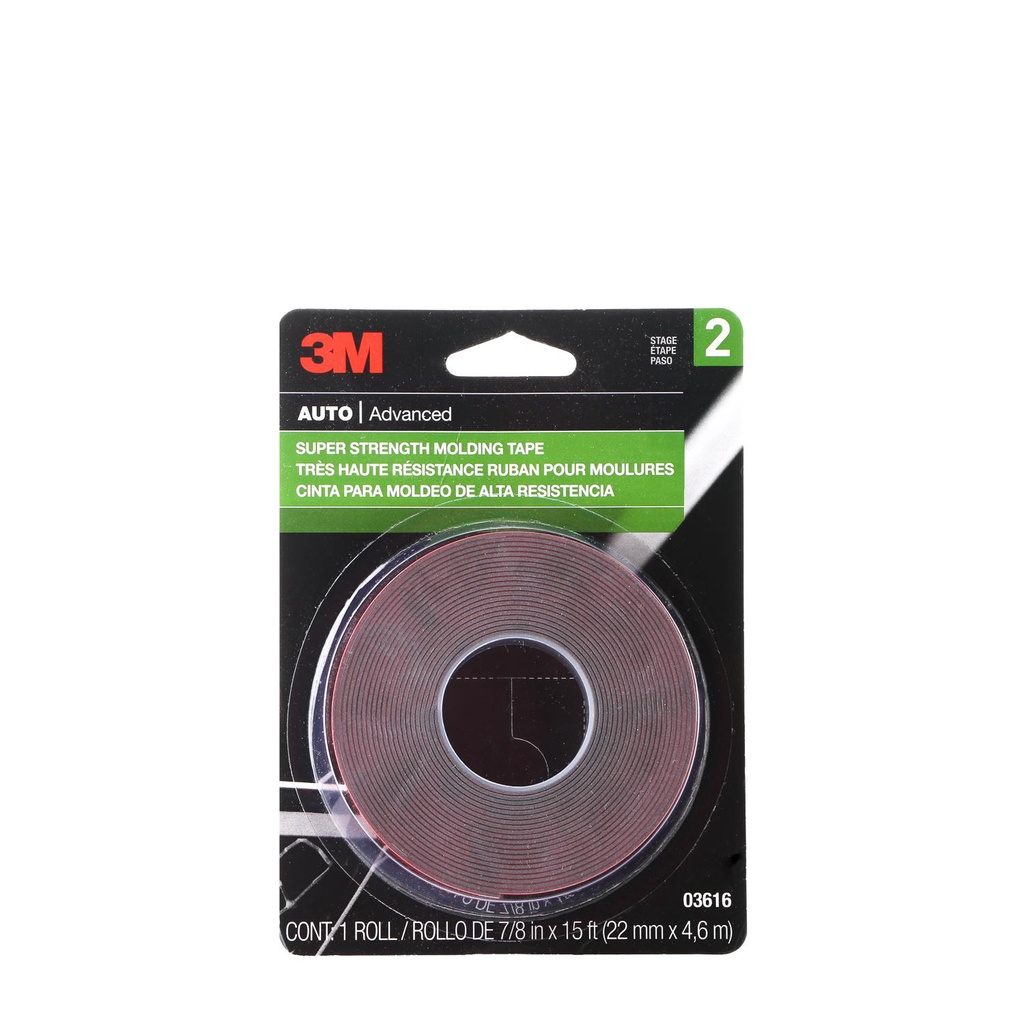 3M Super Strength Molding Tape 22mm x 4.6m | Shopee Philippines