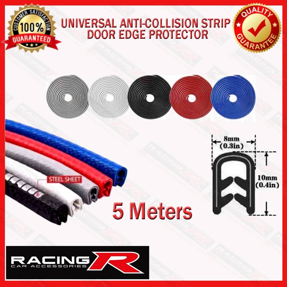 Universal Car Door Edge Scratch Protector ( 5 METERS ) BLUE/GRAY/RED