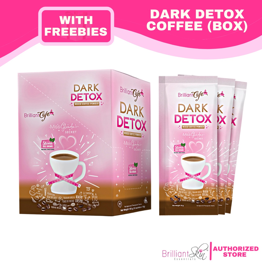 lishou slimming coffee original ✭Brilliant Cafe Dark Detox Mixed