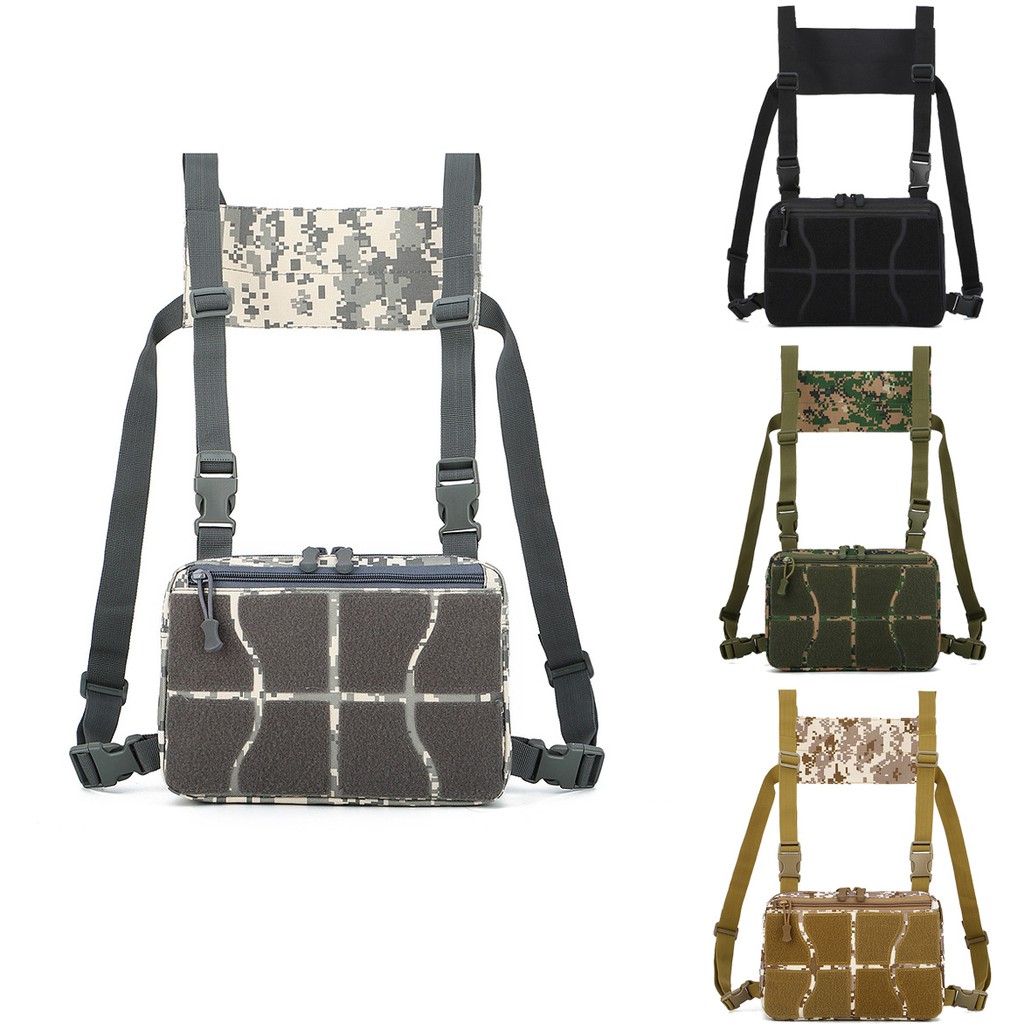 Outdoor Chest Rig Bag Men Adjustable Multi-Functional Molle Tool Pouch ...