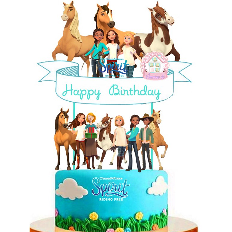 Spirit Riding Free Cake Topper | Shopee Philippines