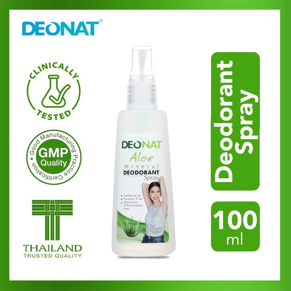 Deonat Aloe Mineral Deodorant Spray 100ml Shopee Philippines