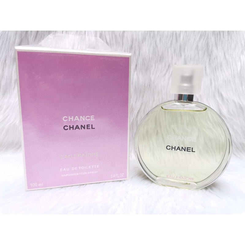Chanel Chance Eau Fraiche EDT for Women (100ml Tester) Eau de Toilette Green  [Brand New 100% Authentic Perfume/Fragrance]