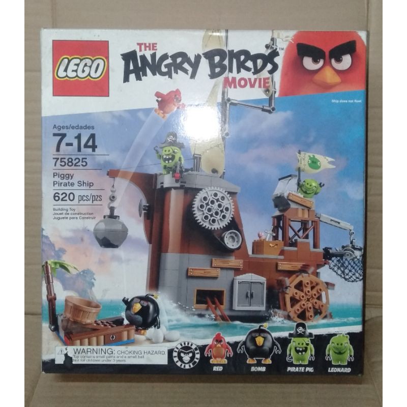 DMB Lego The Angry Birds Movies Piggy Pirate Ship 75825 | Shopee ...