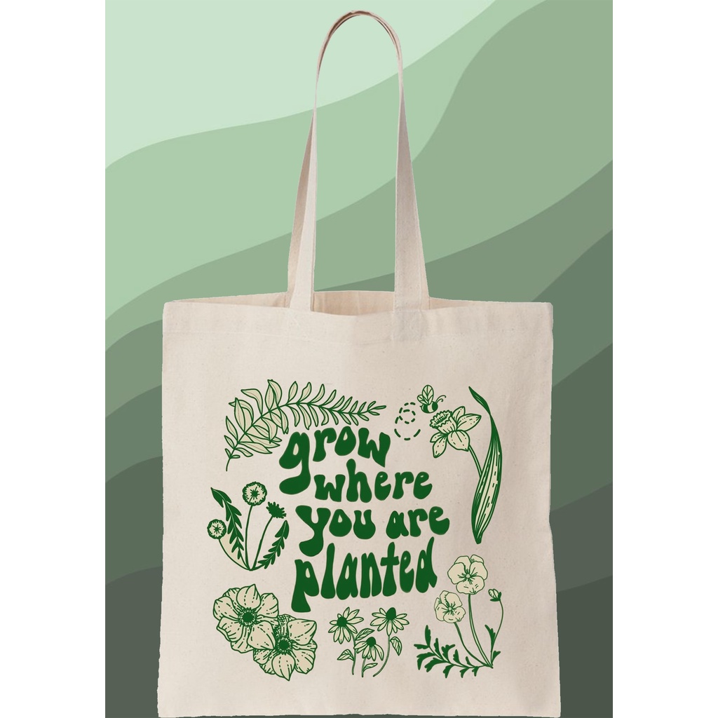 HIGH QUALITY] AFFORDABLE KATSA CANVAS FASHION TRENDY TOTE BAG